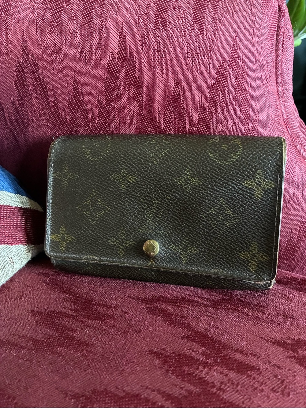 Louis Vuitton Brown Monogram Snap Wallet